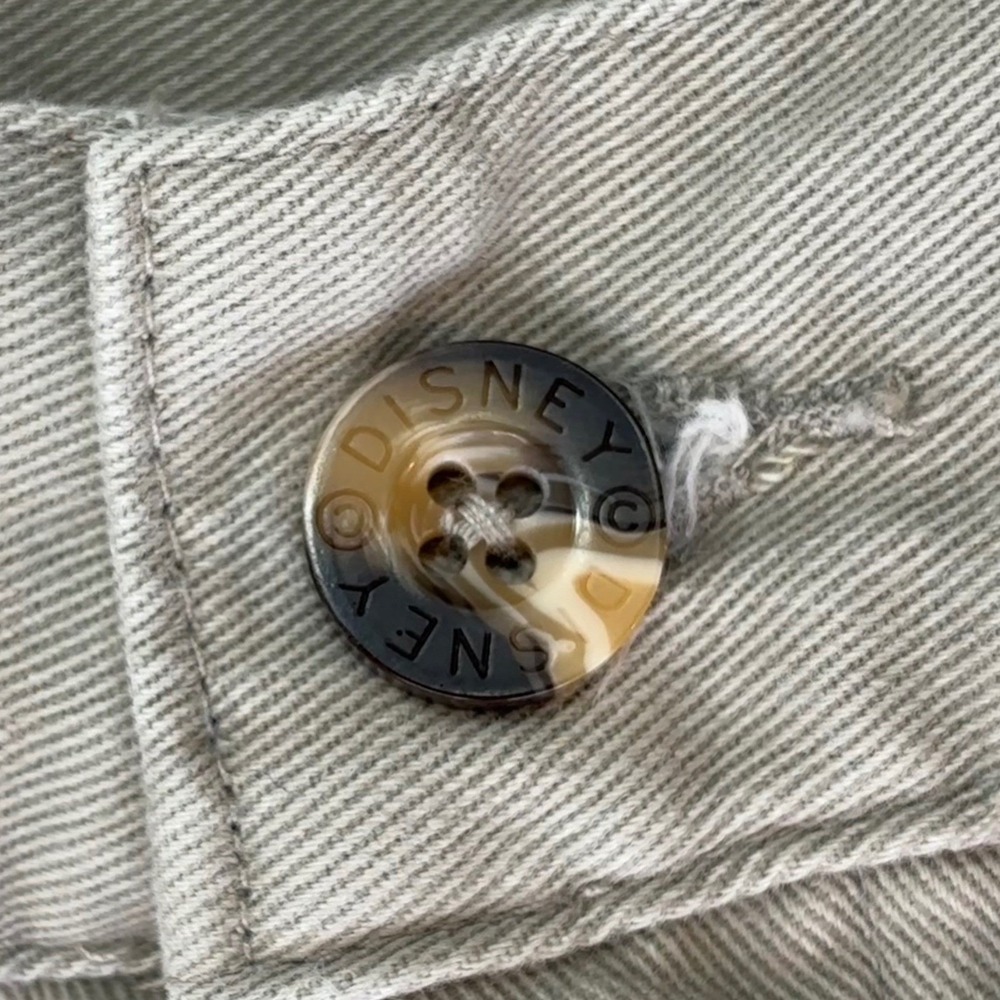 VINTAGE WALT DISNEY WORLD Mens Cargo Short Dad 90s Y2K Khaki 42 2XL Cotton Baggy - Picture 7 of 15